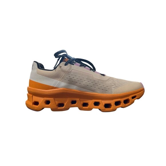 On Cloud Running Shoes Cloudmonster Fawn Turmeric Womens Size 8 - Picture 8 of 9